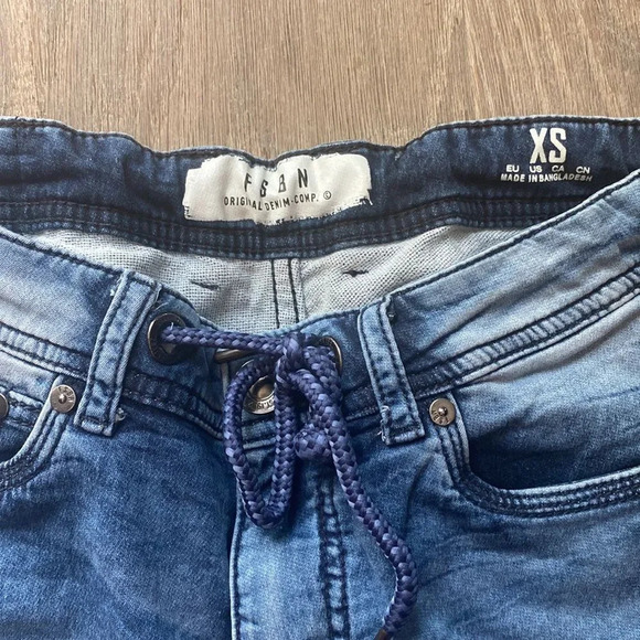 FSBN DENIM SHORTS FOR BOYS - Picture 3 of 4